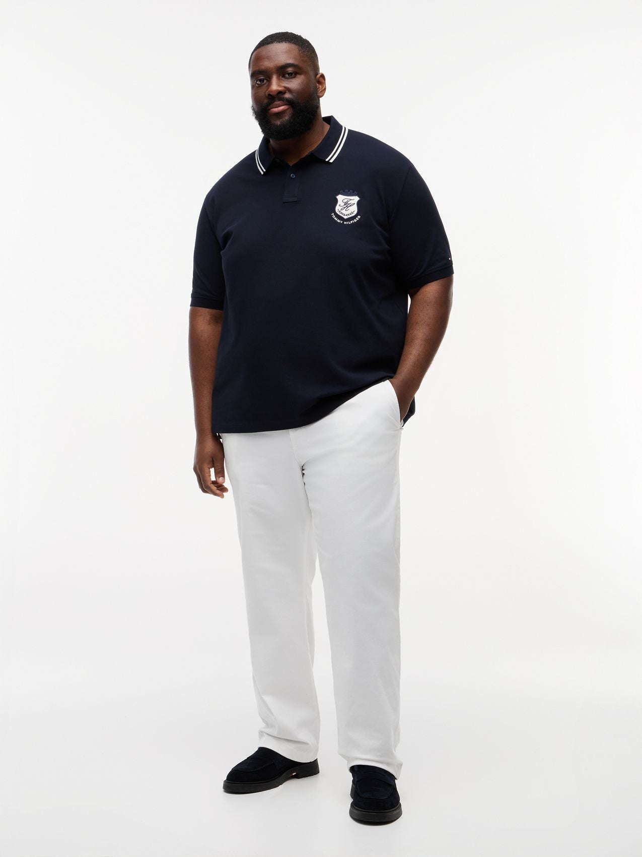 TOMMY HILFIGER BT-PIQUE BADGE REG POLO-B