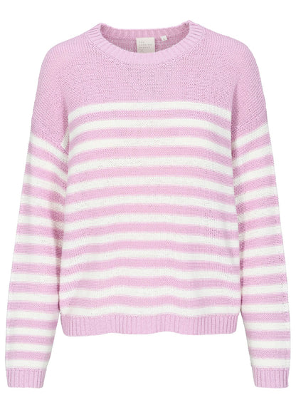 THE FASHION PEOPLE Striped tape yarn Pullover