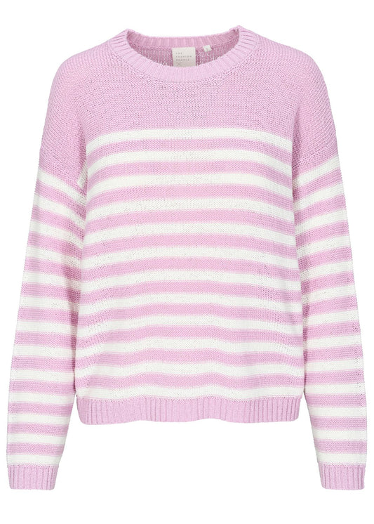THE FASHION PEOPLE Striped tape yarn Pullover