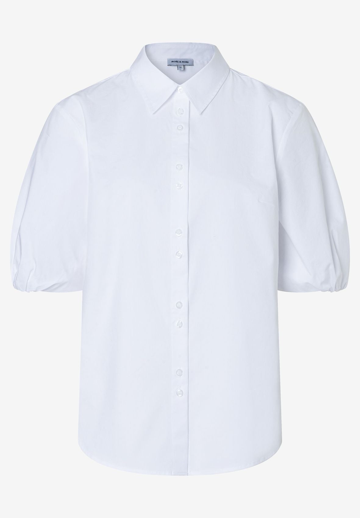 MORE & MORE Bluse mit plissierten Ärmeln