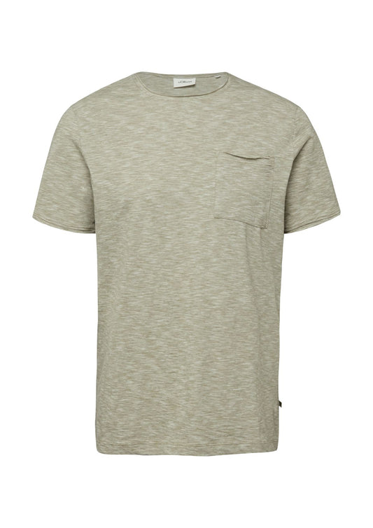 S.OLIVER T-Shirt mit Brusttasche und Rollsaum XL