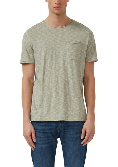 S.OLIVER T-Shirt mit Brusttasche und Rollsaum