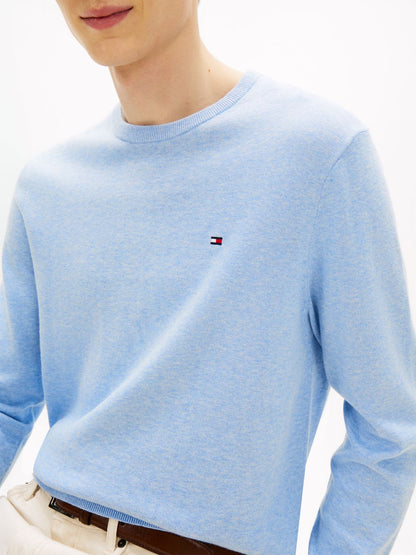 TOMMY HILFIGER Flag Embroidery Crew Neck Jumper
