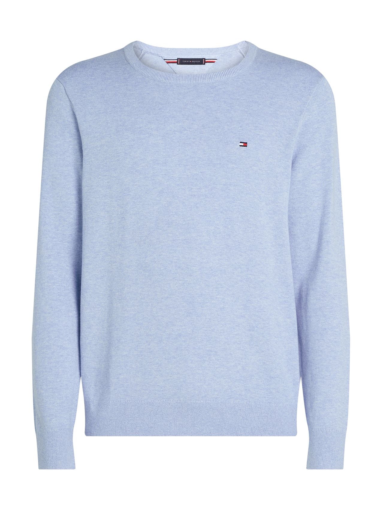 TOMMY HILFIGER Flag Embroidery Crew Neck Jumper