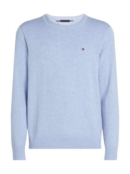 TOMMY HILFIGER Flag Embroidery Crew Neck Jumper