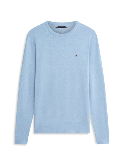 TOMMY HILFIGER Flag Embroidery Crew Neck Jumper
