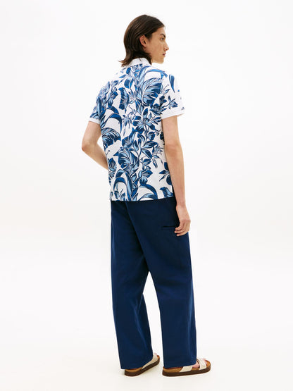 TOMMY HILFIGER FLORAL AOP REG POLO