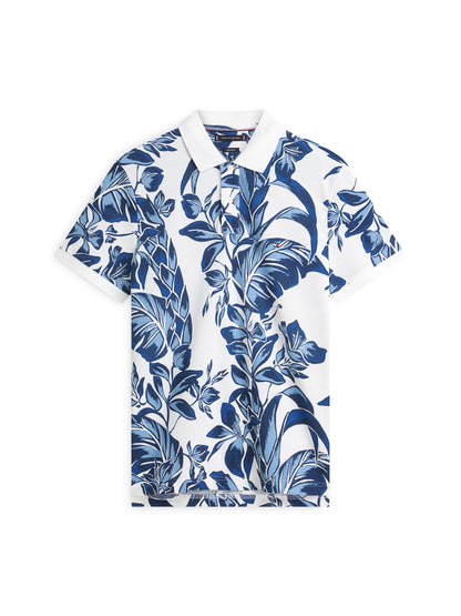 TOMMY HILFIGER FLORAL AOP REG POLO