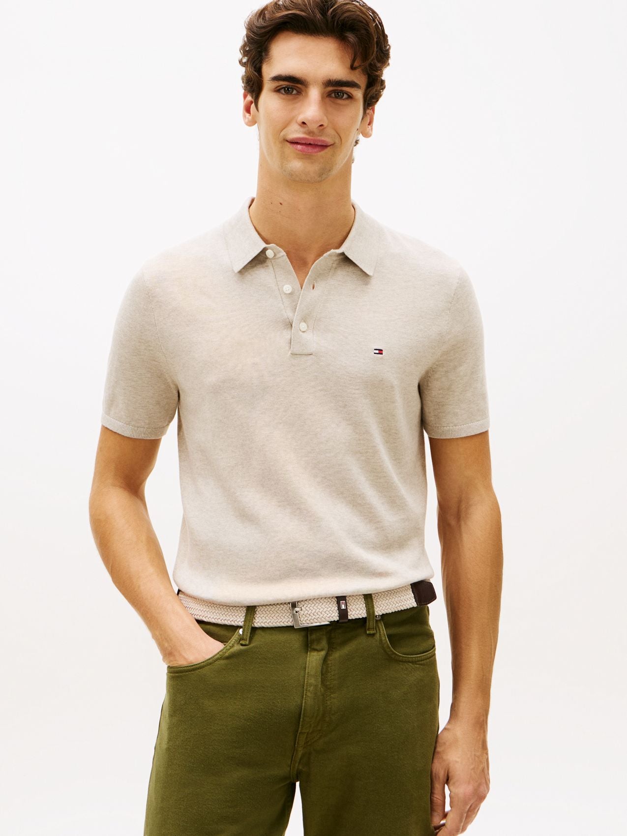 TOMMY HILFIGER Regular Fit Knit Polo Shirt