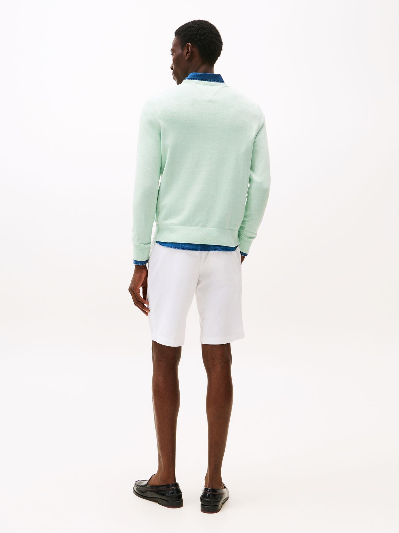 TOMMY HILFIGER Flag Embroidery Crew Neck Jumper