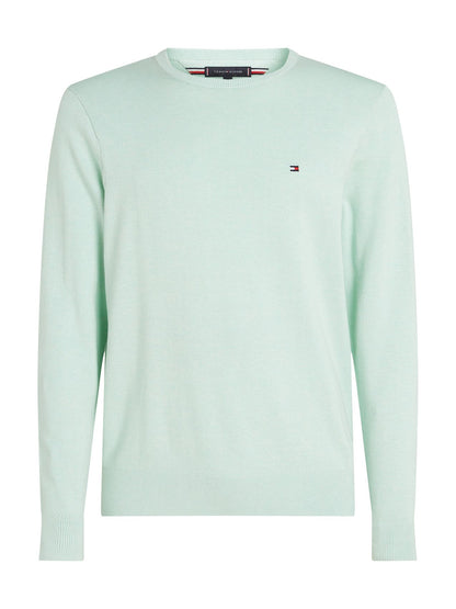 TOMMY HILFIGER Flag Embroidery Crew Neck Jumper