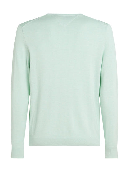 TOMMY HILFIGER Flag Embroidery Crew Neck Jumper