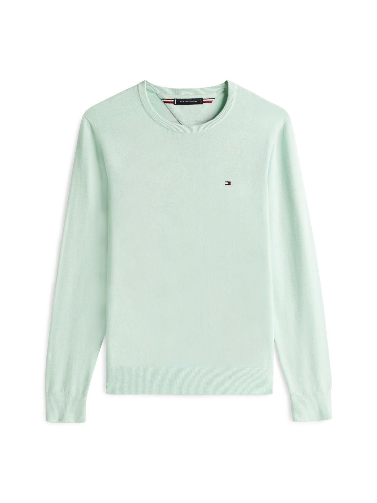 TOMMY HILFIGER Flag Embroidery Crew Neck Jumper