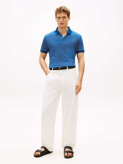 TOMMY HILFIGER Regular Fit Print Polo Shirt