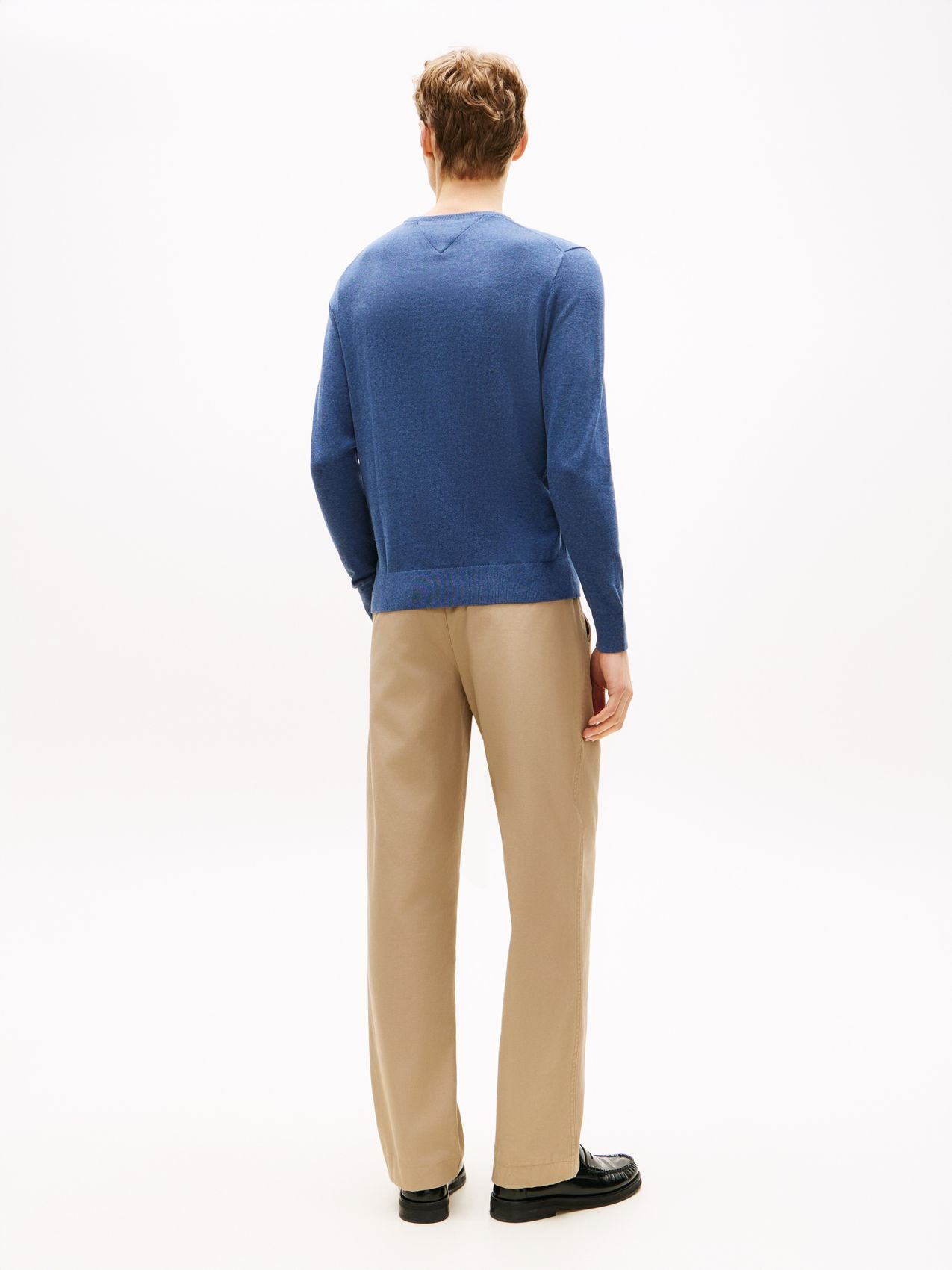 TOMMY HILFIGER Flag Embroidery Crew Neck Jumper