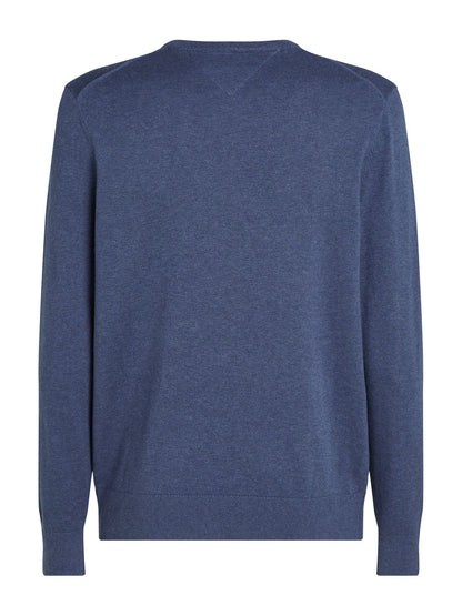 TOMMY HILFIGER Flag Embroidery Crew Neck Jumper