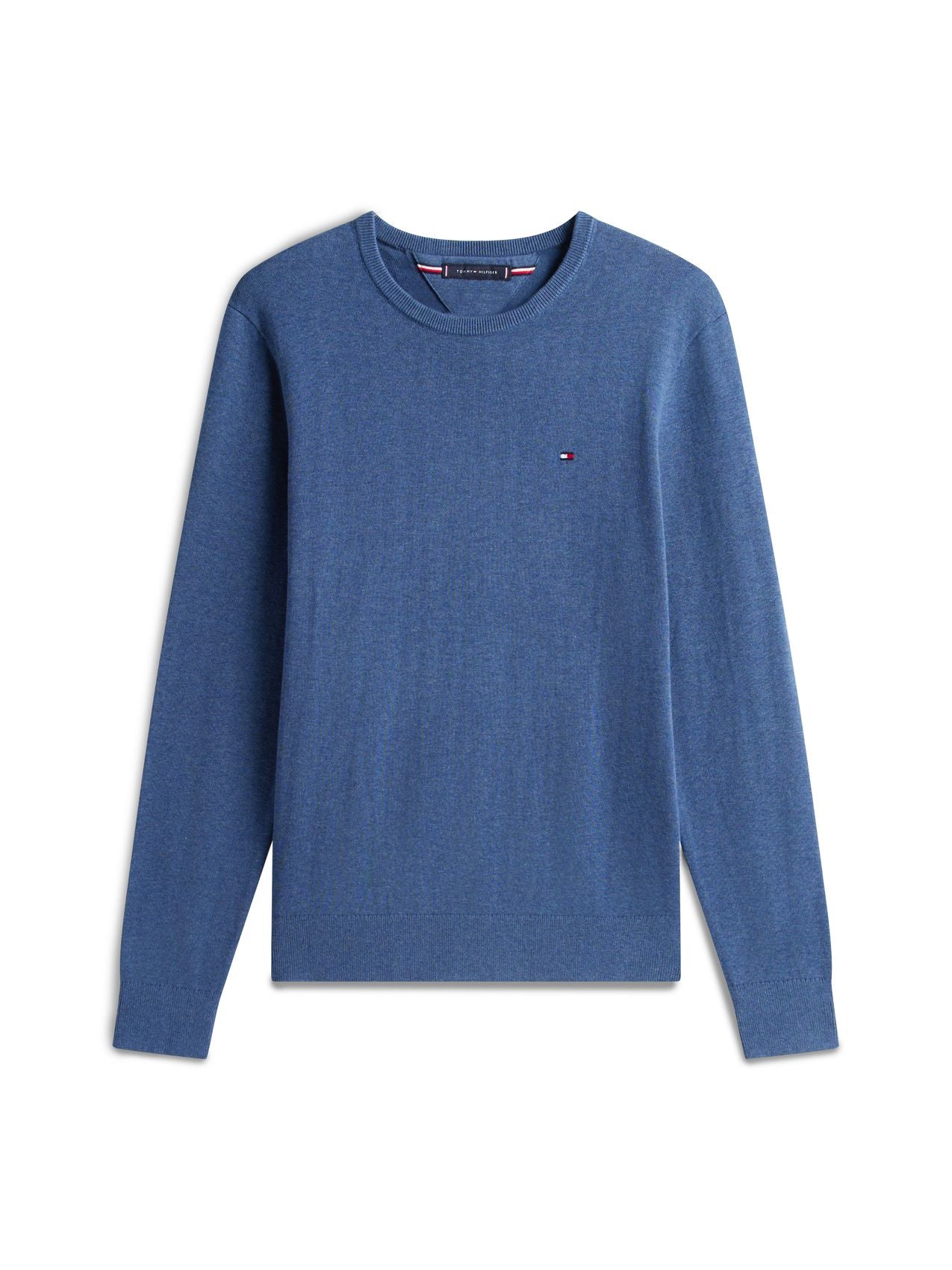 TOMMY HILFIGER Flag Embroidery Crew Neck Jumper