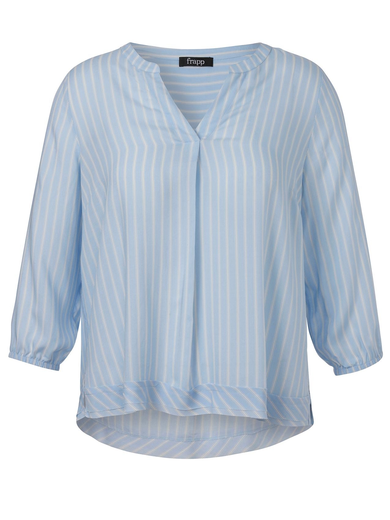 Bluse V-Ausschnitt 3/4 Arm Druck