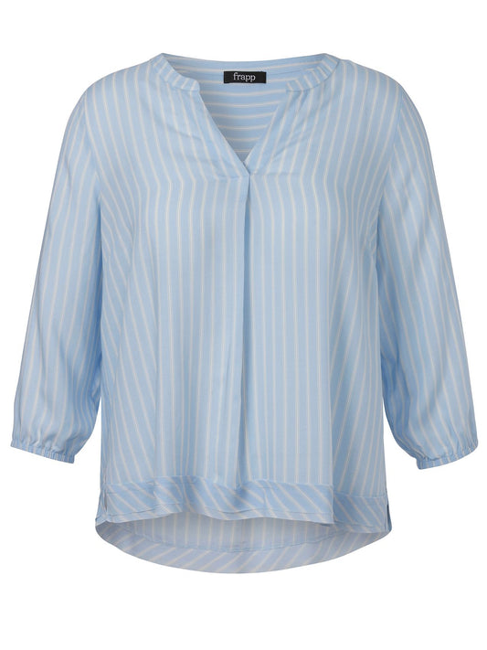 Bluse V-Ausschnitt 3/4 Arm Druck