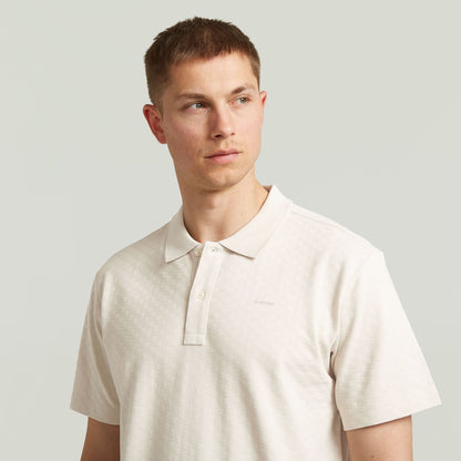 G-STAR Core regular jacquard polo s\s