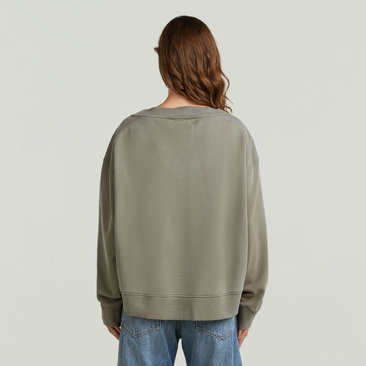 G-STAR Sun faded v neck loose sw wmn
