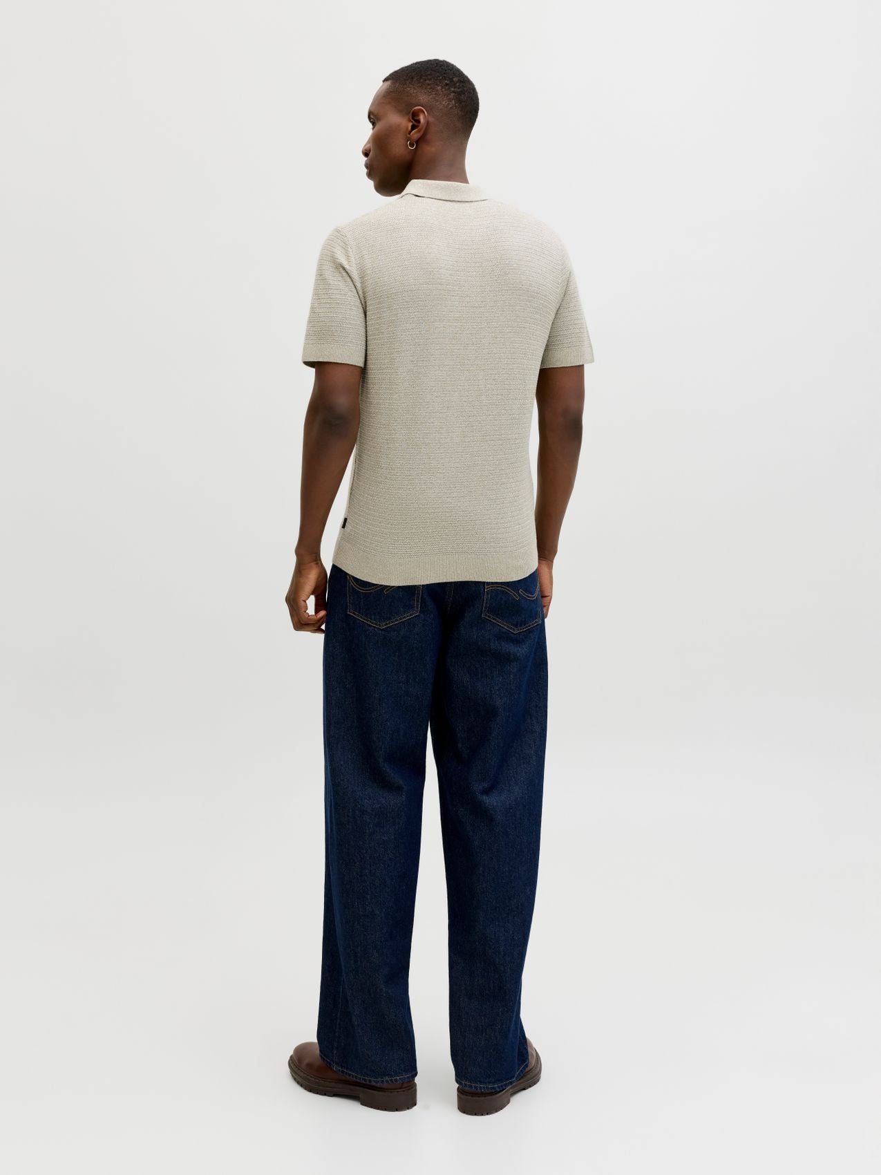 JACK & JONES JPRBLURILEY KNIT POLO SS SN