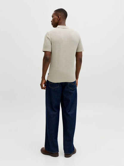 JACK & JONES JPRBLURILEY KNIT POLO SS SN
