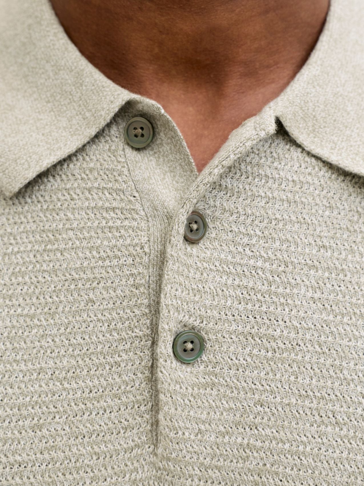 JACK & JONES JPRBLURILEY KNIT POLO SS SN