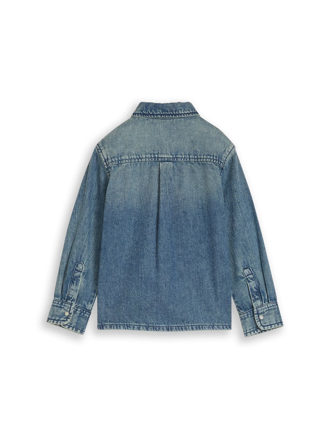 TOM TAILOR Regular Fit Jeanshemd mit Baumwolle