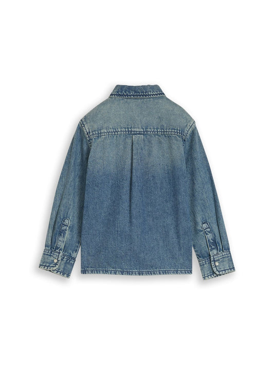 TOM TAILOR Regular Fit Jeanshemd mit Baumwolle