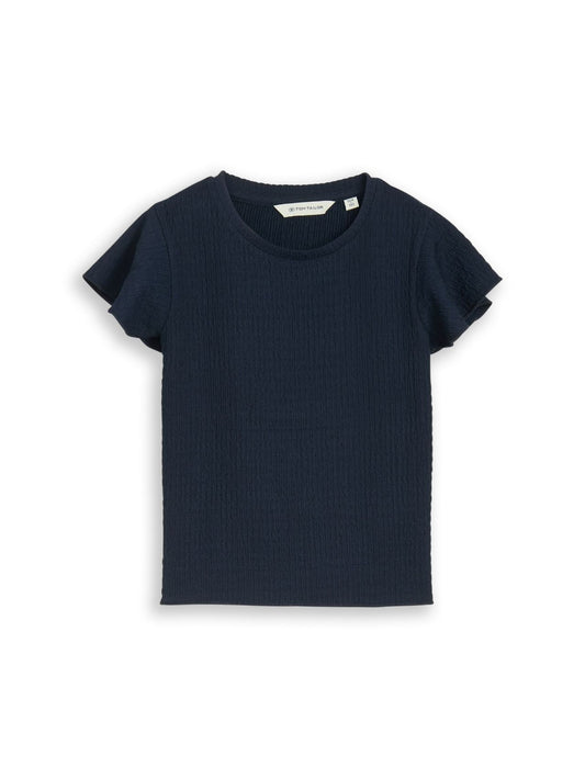 TOM TAILOR T-Shirt mit Struktur
