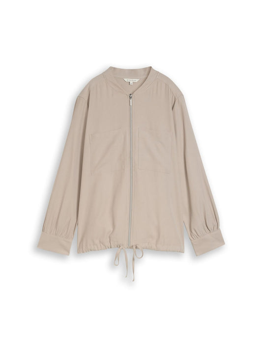 TOM TAILOR Plus Size - Loose Fit Bomberjacke mit Brusttaschen