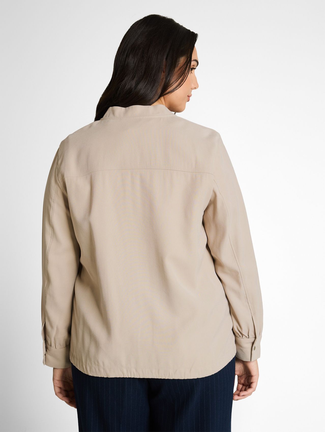 TOM TAILOR Plus Size - Loose Fit Bomberjacke mit Brusttaschen