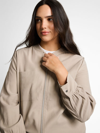 TOM TAILOR Plus Size - Loose Fit Bomberjacke mit Brusttaschen