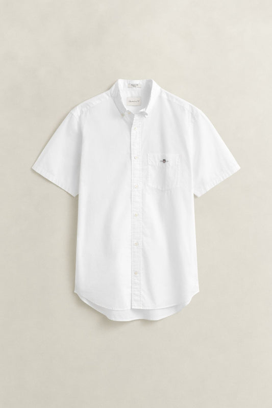 GANT Classic Kurzarmhemd aus Popeline 5XL