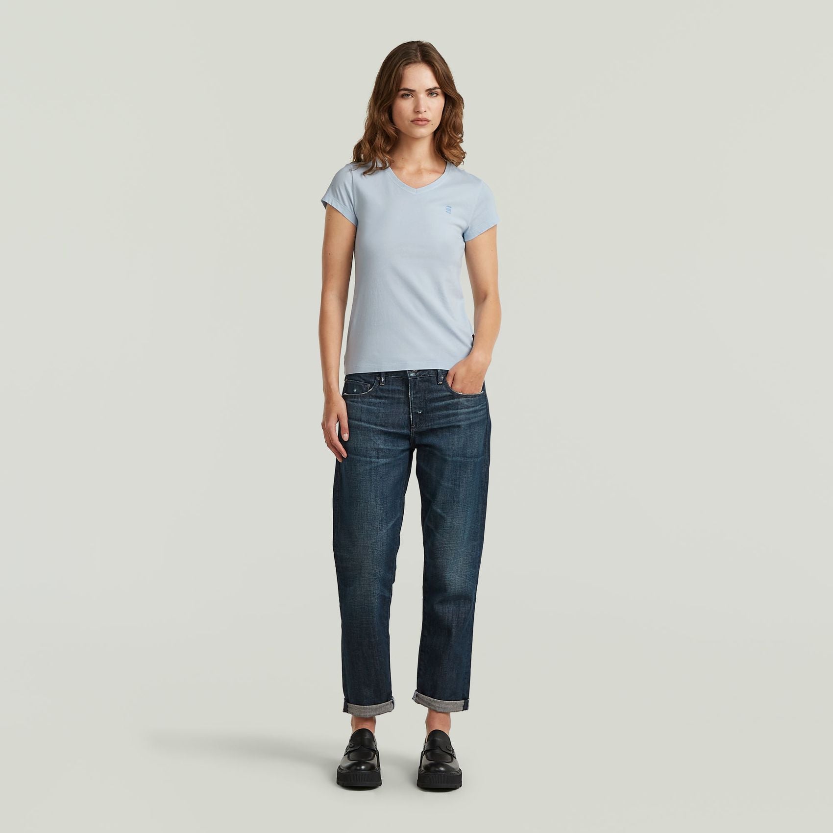 G-STAR Overdyed eyben slim v t 2.0 wmn