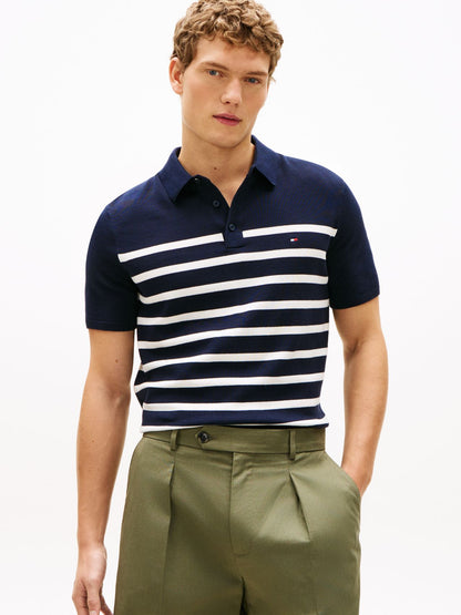 TOMMY HILFIGER Regular Fit Knit Polo Shirt XXL
