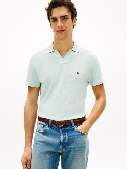 TOMMY HILFIGER Regular Fit Textured Oxford Pique Polo Shirt M