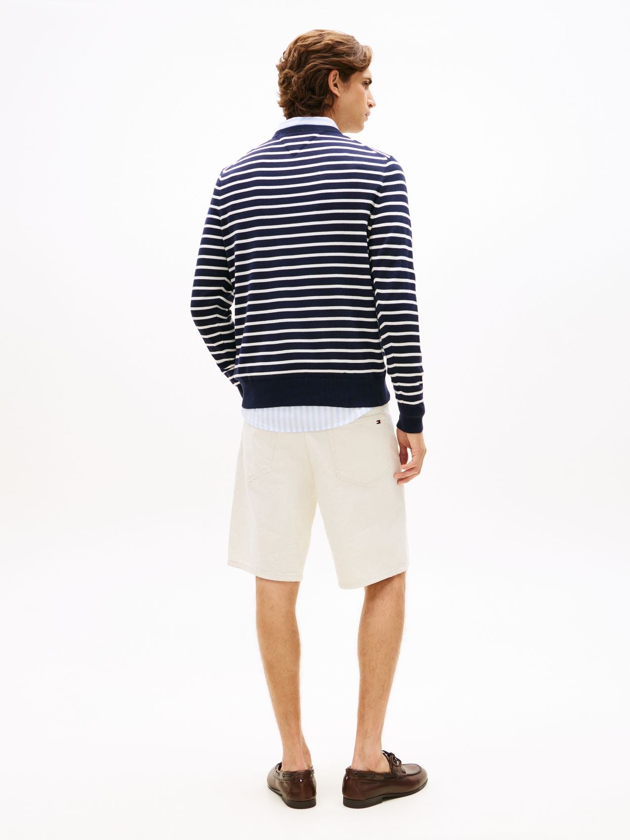 TOMMY HILFIGER Flag Embroidery Crew Neck Jumper