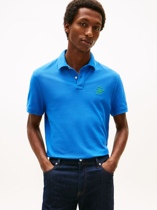 TOMMY HILFIGER Polohemd aus Piqué mit TH-Logo