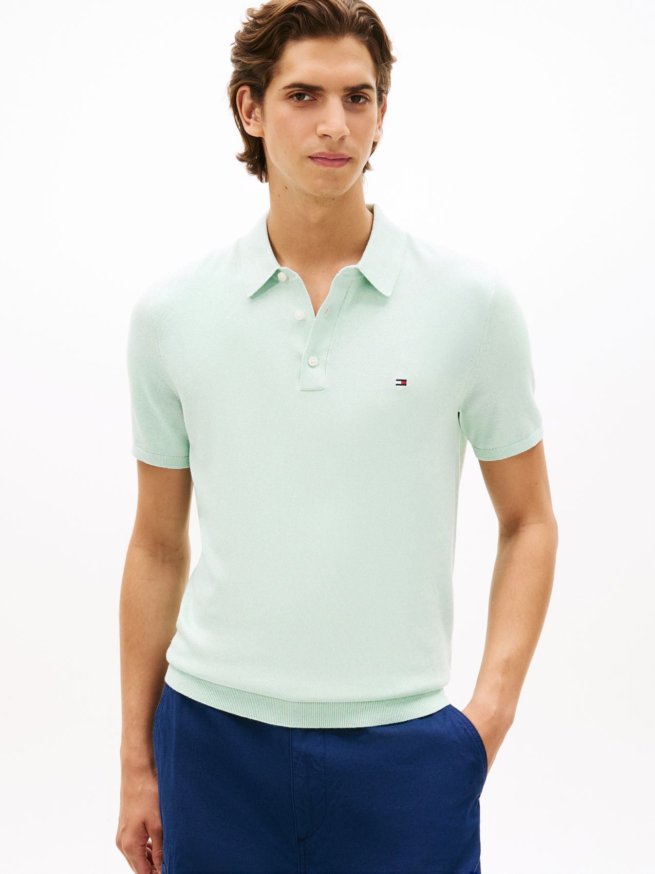 TOMMY HILFIGER Regular Fit Knit Polo Shirt