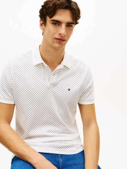 TOMMY HILFIGER Regular Fit Print Polo Shirt