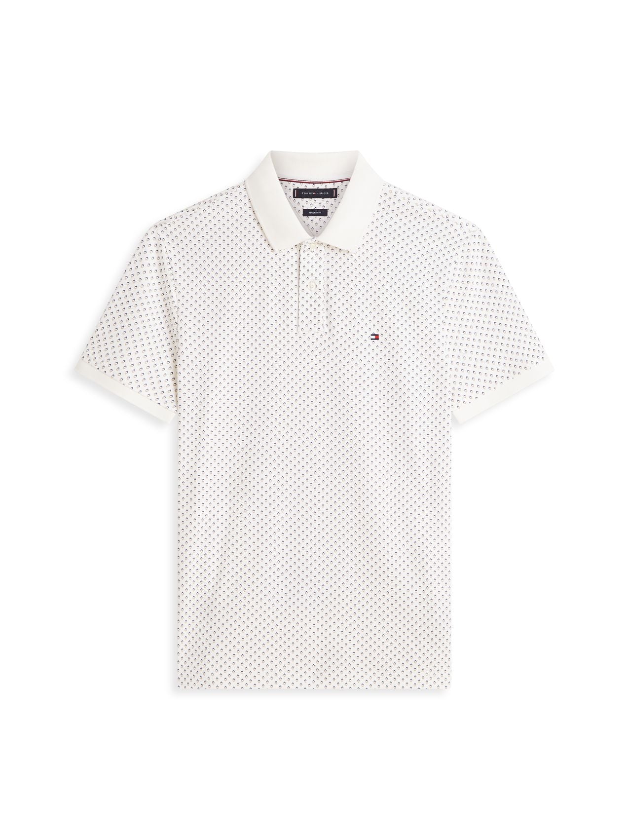 TOMMY HILFIGER Regular Fit Print Polo Shirt