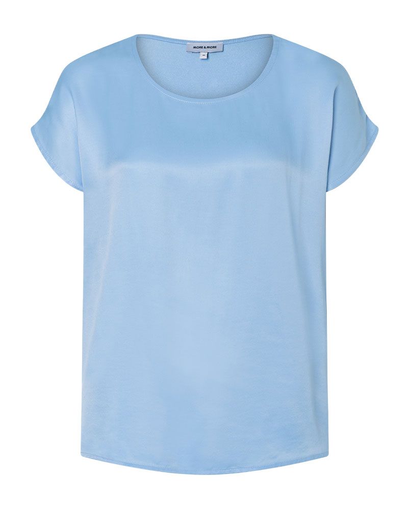 MORE & MORE Shirt mit Satinfront