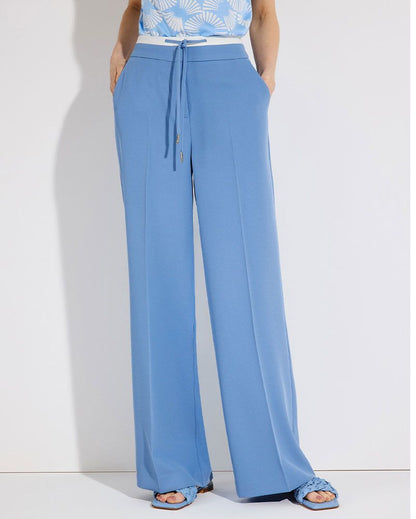 MORE & MORE Twill-Hose mit weitem Bein