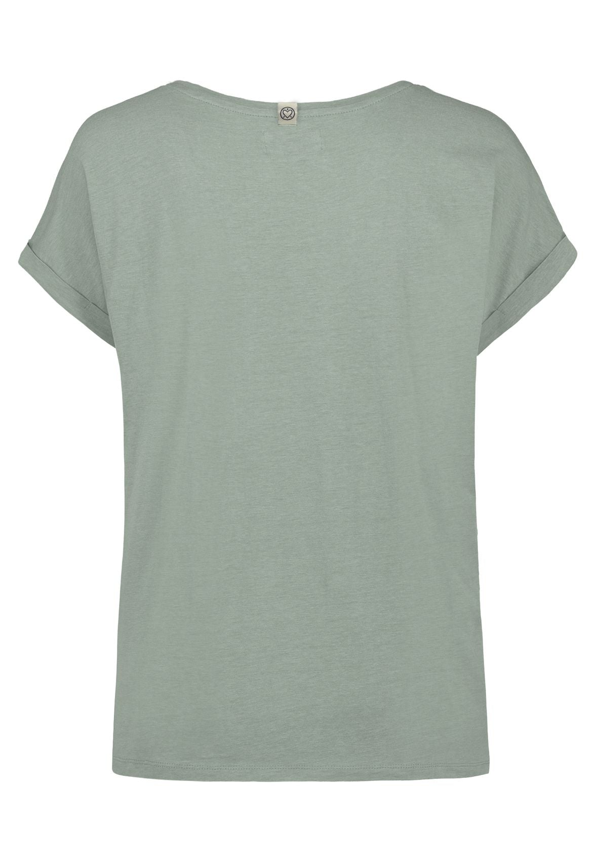 SUBLEVEL T-Shirt mit Knopfdetails