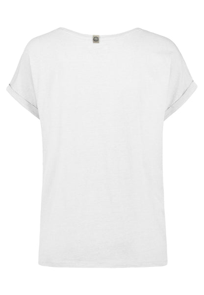 SUBLEVEL Damen, Shirt kurzarm, white
