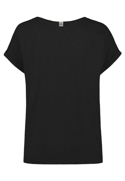 SUBLEVEL Damen, Shirt kurzarm, black