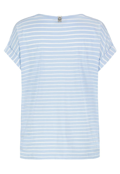 SUBLEVEL T-Shirt mit Knopfdetails