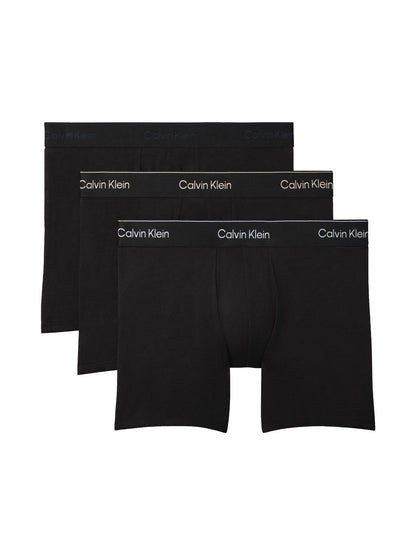 CALVIN KLEIN 3-Pack Icon Logo Waistband Boxer Briefs